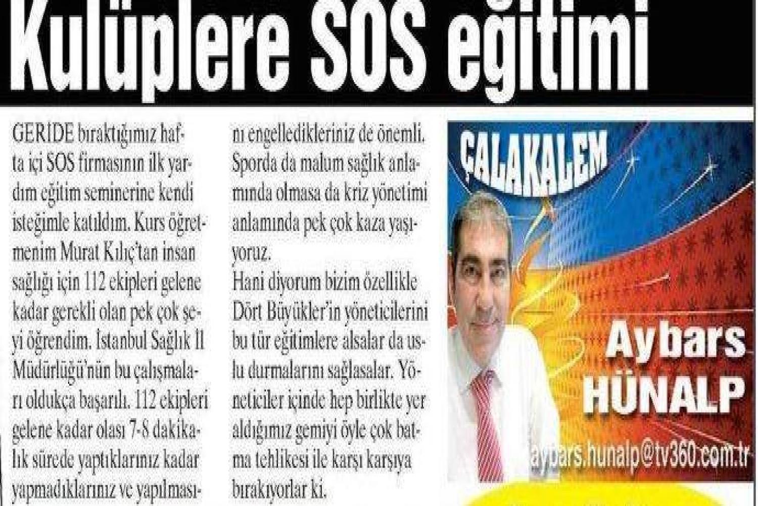 Kulüplere SOS Eğitimi